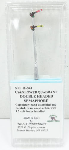 Tomar Industries H-841 HO US&S Lower Quadrant Double Headed Semaphore