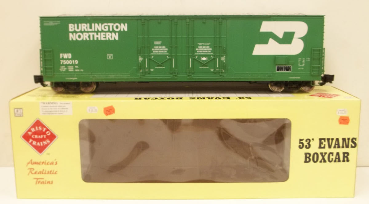 Aristo-Craft 50011 G Scale Burlington Northern 53' Evans Boxcar