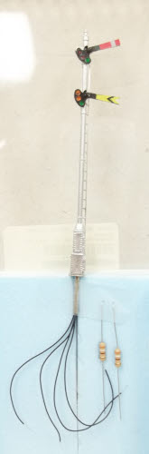 Tomar Industries H-841 HO US&S Lower Quadrant Double Headed Semaphore