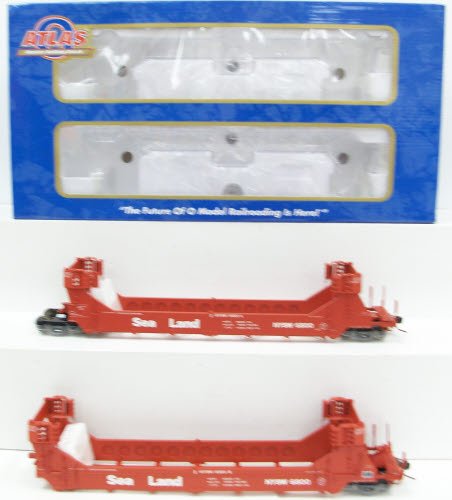 Atlas 9906-1 O Sea Land Gunderson Stack Car Set