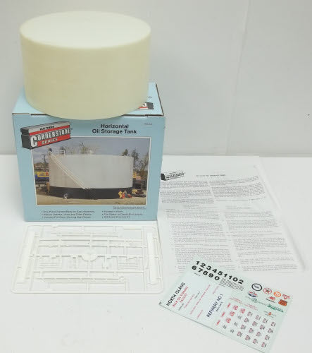 Walthers 933-3120 HO Cornerstone Series Horizontal Oil Storage Tank Building Kit