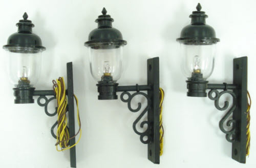 Model Power 999 G Scale Round Wall Lights (Box of 3)