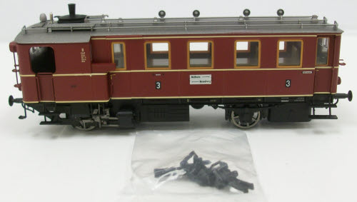 Trix 22033 DB Steam Powered Rail Car – Trainz