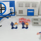 K-Line K404101 NYPD Police Station Kit w/Die-Cast Helicopter