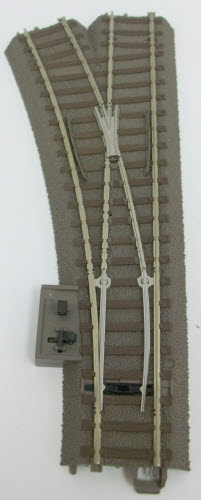 Trix 62611 HO C Track 7-13/32" / 24.3° Left Hand Switch Turnout