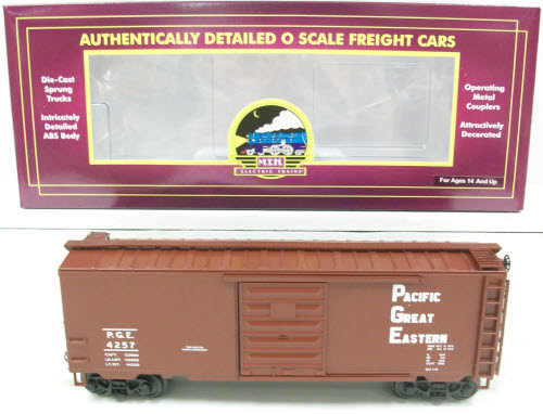 MTH 20-93452 O Pacific Great Eastern 40' Boxcar #4257