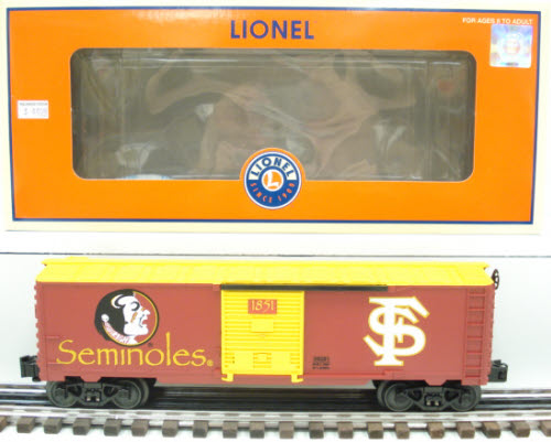 Lionel 6-39281 O Gauge Florida State Collegiate Boxcar