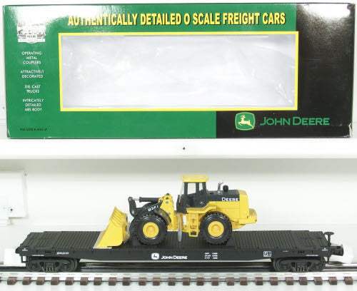 MTH 20-98506 Flat Car w/Wheel Loader (John Deere)