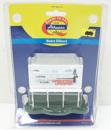 Athearn 7631 HO Operation Lifesaver Modern Billboard
