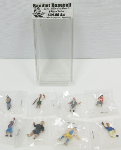 Sandlot Baseball EX1713 8-Piece Winning Bench Figures