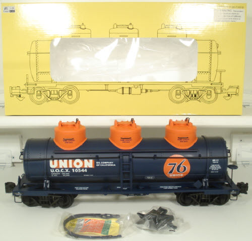 Aristo-Craft 41609 G Scale Union Oil 76 Triple Dome Tank Car