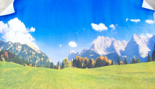 Faller 513 HO/N "Karwendelgebirge" Model Background Scenery