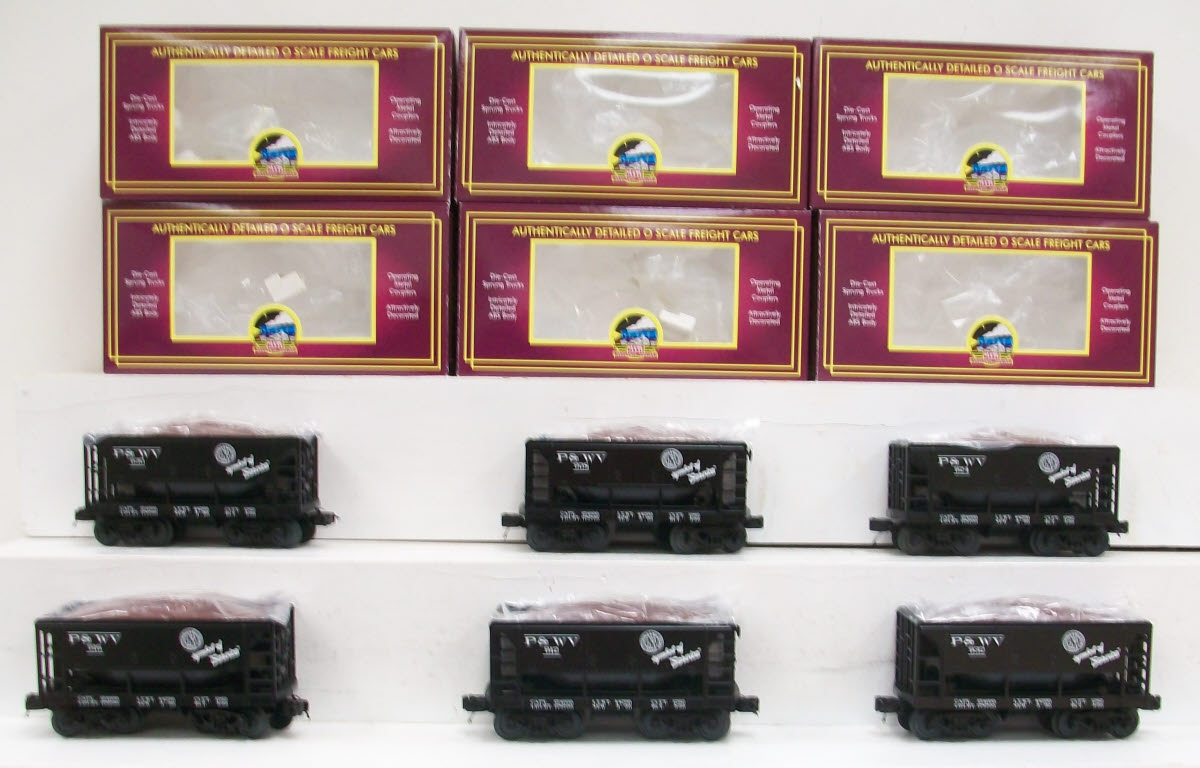 MTH 20-90500 O Pittsburgh & West Virginia Ore Car Set (Set of 6)