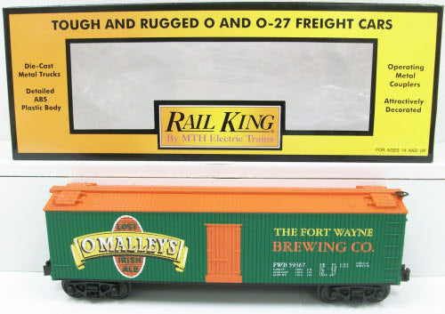 MTH 30-78090 O'Malley's Irish Ale Reefer Car
