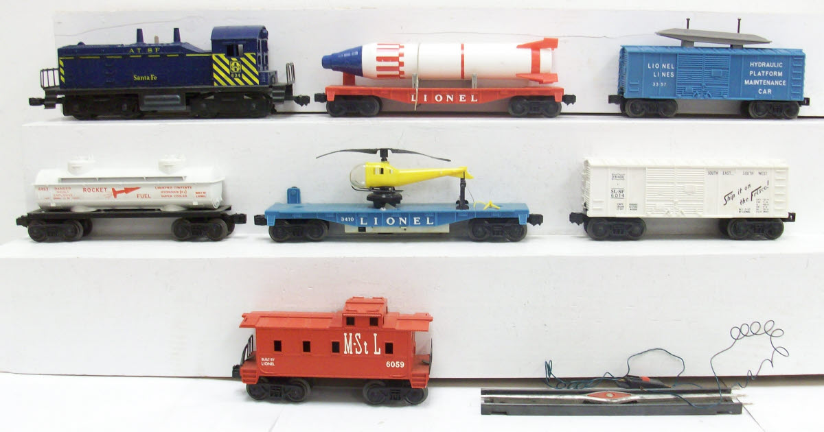 Lionel 11341 O 634 Space-Prober Diesel Freight Set 3410, 6407, 6014-335, 6463