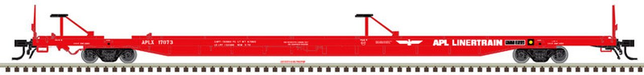 Atlas 20005239 HO APL Liner Train APLX 89' 4" ACF Intermodal Flatcar #17068