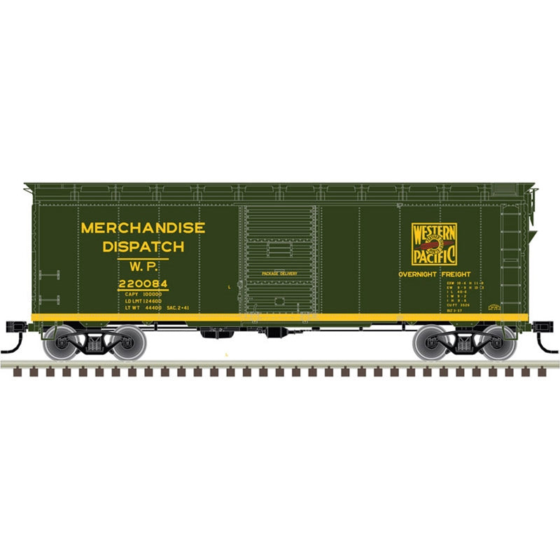 Atlas 20006263 HO Western Pacific TMAN 1937 AAR 40' Boxcar Kit #220194