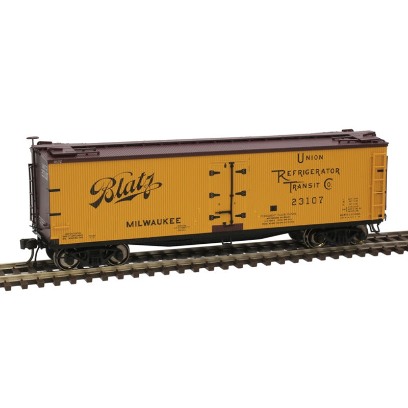 Atlas 20006318 HO Union Refrigerator Transit Blatz Road 40' Wood Reefer #23107