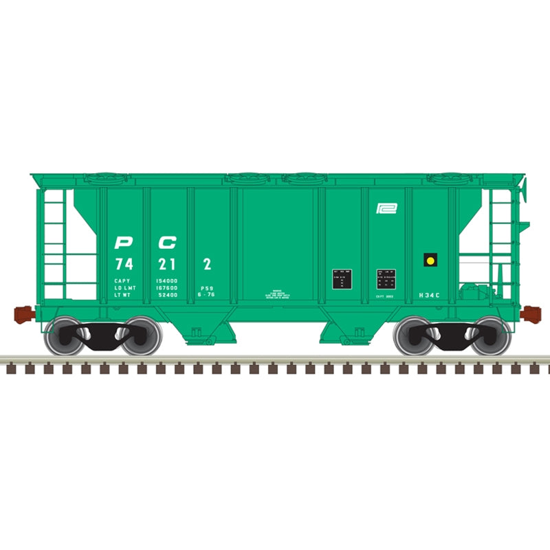 Atlas 20006552 HO Penn Central TM PS-2 Covered Hopper #74212
