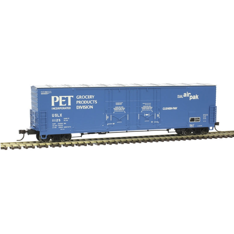 Atlas 20006777 HO PET Inc. 53' Evans Double Plug Door Box Car #11125