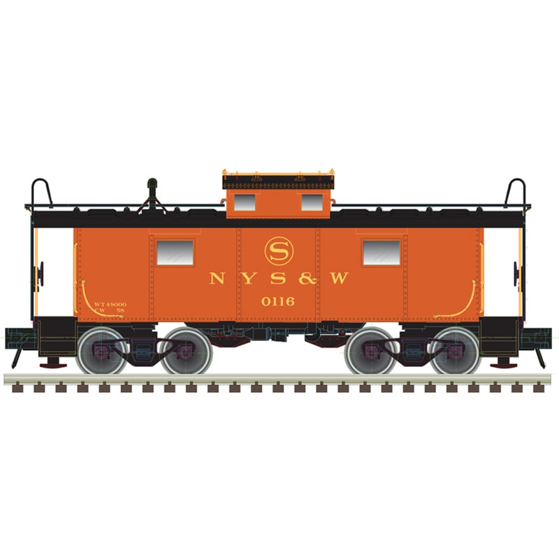 Atlas 20007017 HO Susquehanna NE-6 Caboose #117