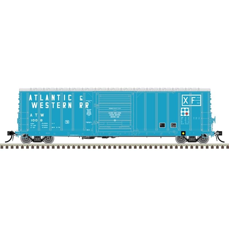 Atlas 20007133 HO Atlantic & Western Master CNCF 5000 50' Box Car #1008