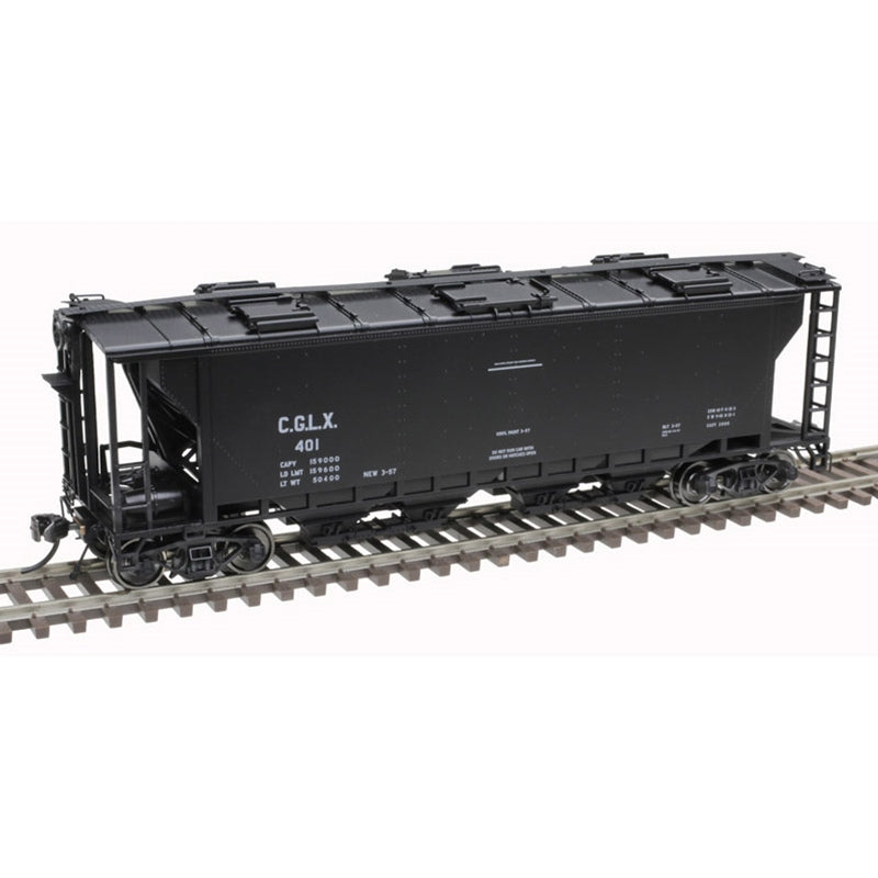 Atlas 20007151 HO CGLX Slab Side Covered Hopper #401