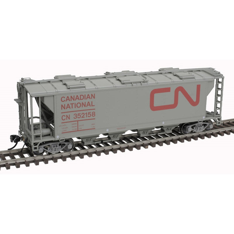 Atlas 20007156 HO Canadian National - Noodle Slab Side Covered Hopper #352043