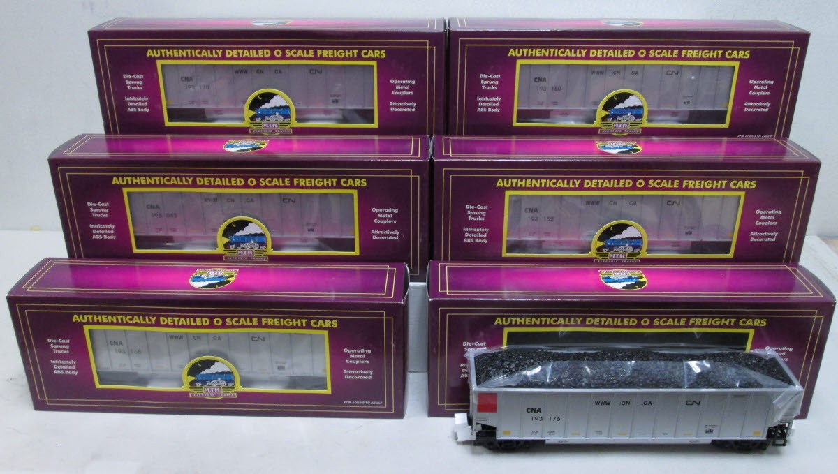 MTH 20-90422 O Canadian National Coalporter Hopper Car Set (Set of 6)