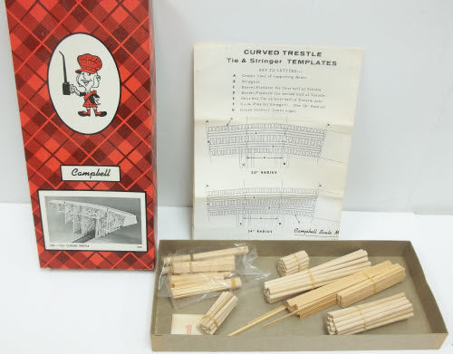 Campbell Scale Models 304-975 HO 110' Tall Curved Trestle