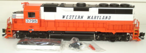 Aristo-Craft 23507 G Scale Western Maryland GP40 Diesel #3795