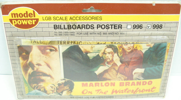 Model Power 998 G Scale Assorted Movie Billboard Posters
