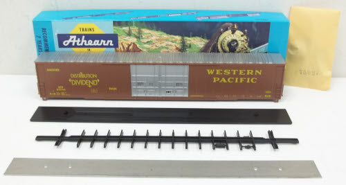 Athearn 1984 HO Western Pacific 86' Hi-Cube 4 Door Box Car # 86098 Kit