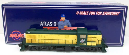 Atlas 0403-1 O Chicago & North Western Trainman RSD-4/5 Diesel Locomotive #1665
