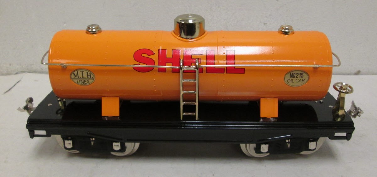 MTH 10-2228 200 SERIES STD. GAUGE TANK CAR SHELL ORG/BRASS