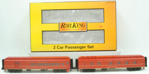 MTH 30-69056 O New York Central 60’ Madison Combo/Diner Set (Set of 2)