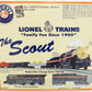 Lionel 6-30127 The Scout 2-4-2 O Gauge Steam Freight Train Set