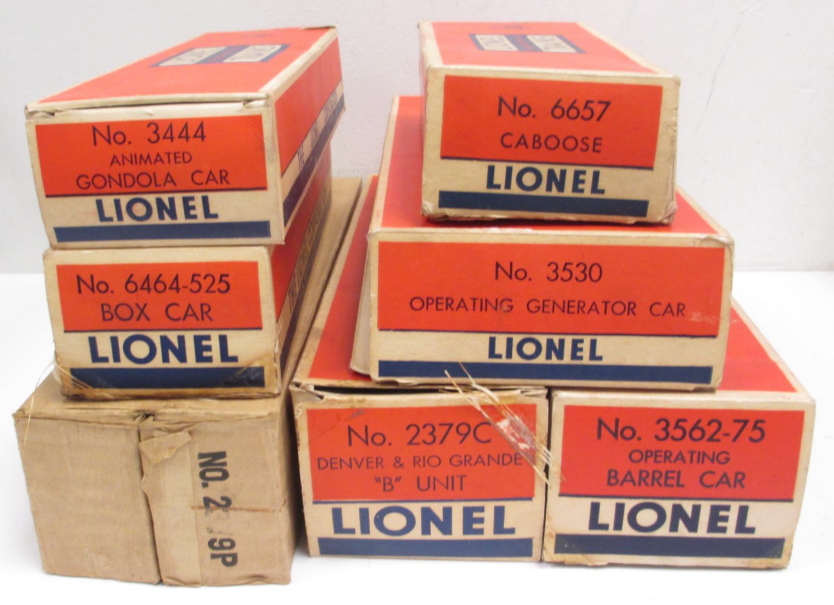 Lionel 2291W O 2379P/C AB Vintage Super Freight Set 3562,3530,3444,6464-525,6657