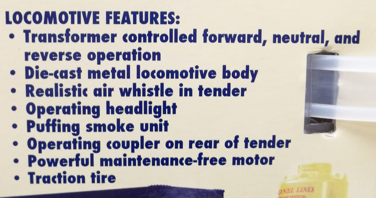 Lionel 6-30127 The Scout 2-4-2 O Gauge Steam Freight Train Set
