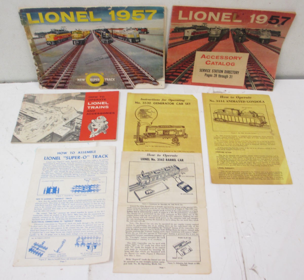 Lionel 2291W O 2379P/C AB Vintage Super Freight Set 3562,3530,3444,6464-525,6657