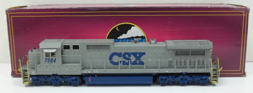 MTH 20-2949-2 CSX Dash-8 Narrow Nose Diesel Engine #7584 with PS 2.0