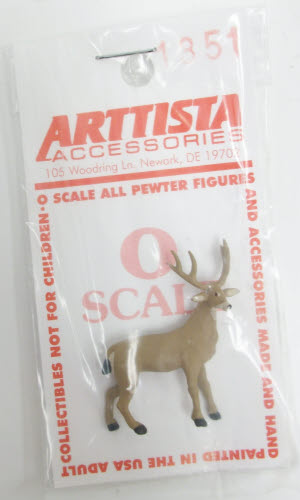 Arttista 1351 O Scale Buck Deer Pewter Figure