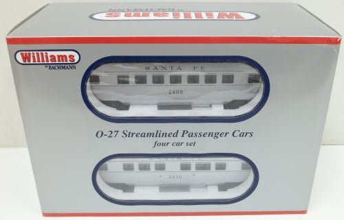 Williams 43264 Santa Fe O27 Streamline Passenger 4-Pack
