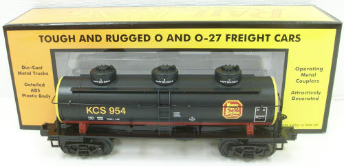 MTH 30-73286 O Kansas City Southern 3-Dome Tank Car