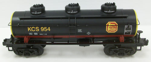 MTH 30-73286 O Kansas City Southern 3-Dome Tank Car