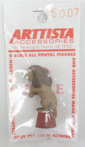 Arttista 5007 O Pewter Circus Lion Figure