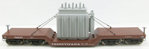 Lionel 6-21644 O Pennsylvania 16-Wheel Depressed Center Flatcar with  Transformer
