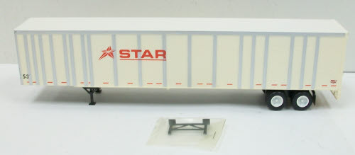 Bowser 87203 Star 53' Plate Wall Highway Trailer