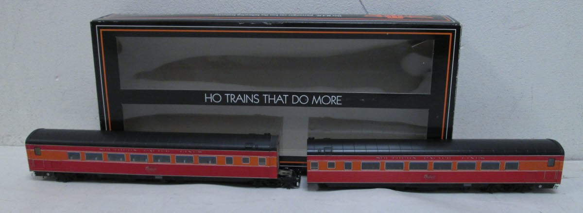 MTH 80-60010 HO SP Articulated Chair/Chair Passenger Car Set (Set of 2)