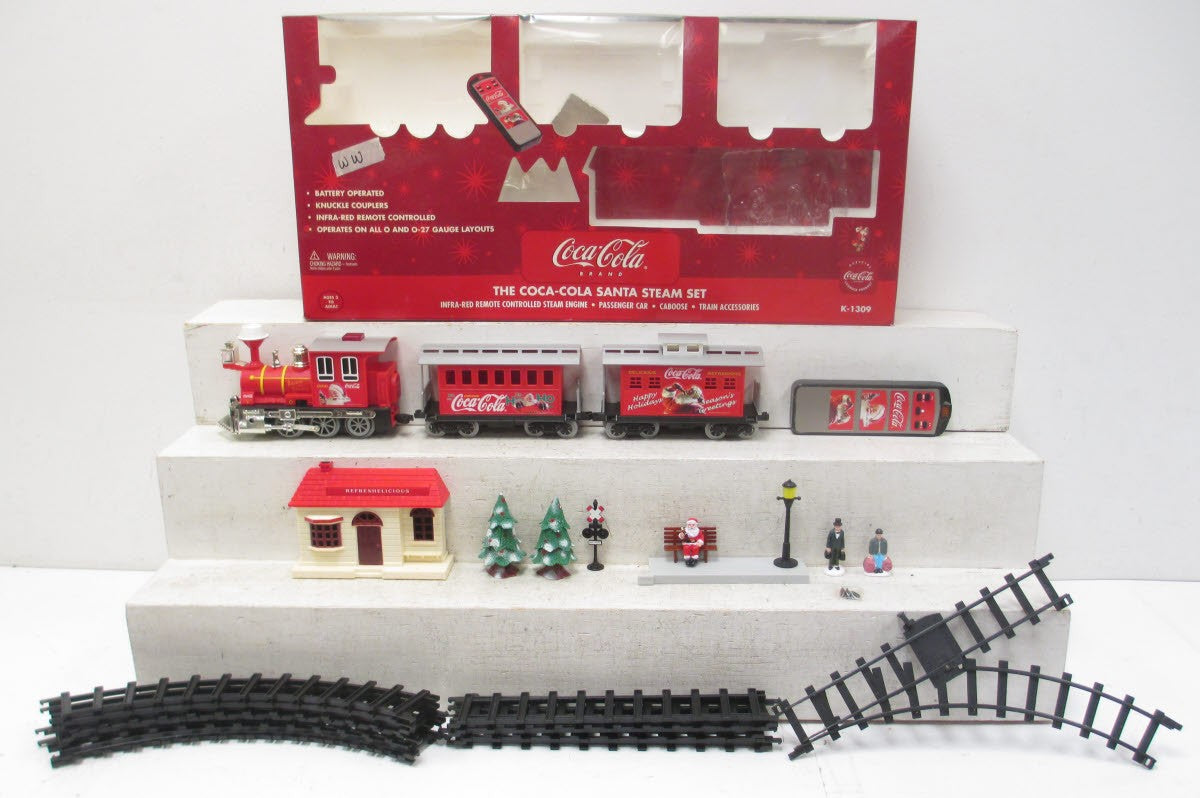 K-Line K1309 Coca-Cola Santa O Gauge Steam Train Set
